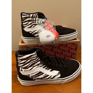 Vans Filmore High-Top Tiger Brown‎ White Sneakers- Size 7
